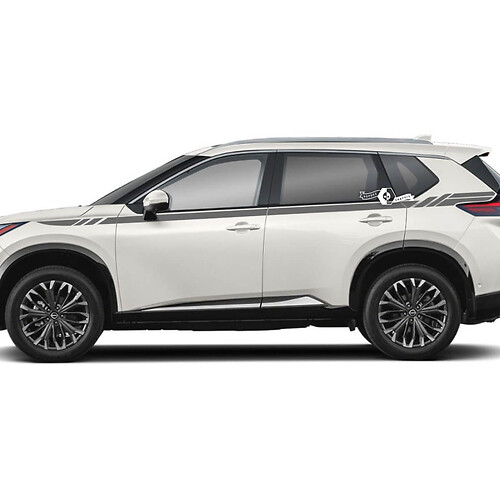 Racing Style Stripes Side Vinyl Decal Sticker for Nissan Rogue