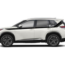 Pair Nissan Rogue Side Up Door Dual Stripes Sticker Decal Vinyl Graphic
 3