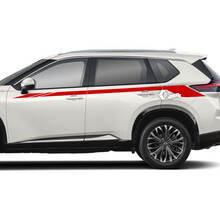 2x Nissan Rogue Side Up Door Stripes Sticker Decal Vinyl Graphic
 3
