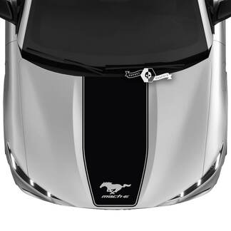 Hood Ford Mustang MACH-E MACH E Logo Outline Decal Vinyl Stickers
