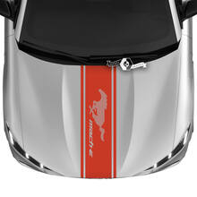 Hood Ford Mustang MACH-E MACH E Stripe Logo Outline Lines Decal Vinyl Stickers
 2