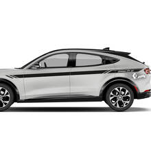 Pair Ford Mustang MACH-E MACH E Front Fender Top Line Stripes Side Door Decal vinyl stickers
 2