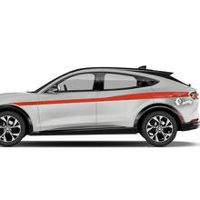 Pair Ford Mustang MACH-E MACH E Front Fender Top Line Stripes Side Door Rear Fender Decal vinyl stickers
 2