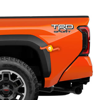 Pair TRD Sport Tacoma Toyota Racing Development Bed Side Truck Decals Stickers 3 Colors
