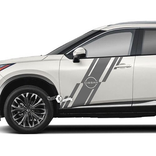 Pair Nissan Rogue Side Door Rear Fender Sticker Decal Vinyl Graphic
