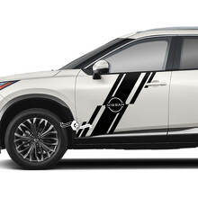 Pair Nissan Rogue Side Door Rear Fender Sticker Decal Vinyl Graphic
 3