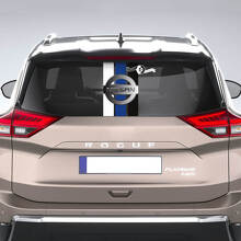 Rear Window Decal for Nissan Rogue Vinyl Sticker Graphic Tri colors Stripes
 2