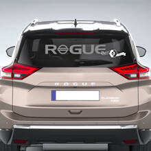 Nissan Rogue Logo Rear Window Vinyl Decal Sticker Graphic
 2