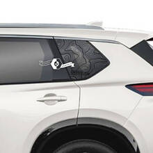 Nissan Rogue Side Rear Window Vinyl Decal Sticker Graphic
 3