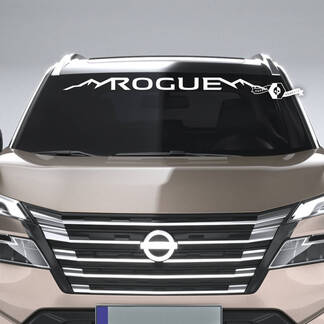 Nissan Rogue Mountains Windshield Window Vinyl Decal Sticker Graphic
