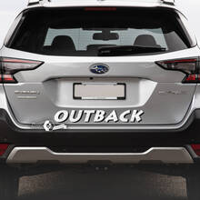 Subaru Outback Rear Topographic Map Vinyl Sticker Decal Graphic
 2