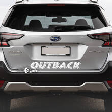 Subaru Outback Rear Topographic Map Vinyl Sticker Decal Graphic
 3