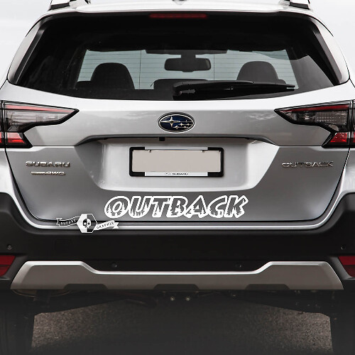 Suba Outback Rear Forest Vinyl Sticker Decal Graphic
