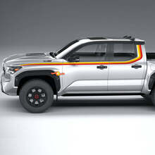 Vintage Side Stripes Vinyl Decal Kit for Toyota Tacoma 2024 _2