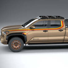 Vintage Side Stripes Vinyl Decal Kit for Toyota Tacoma 2024 _5