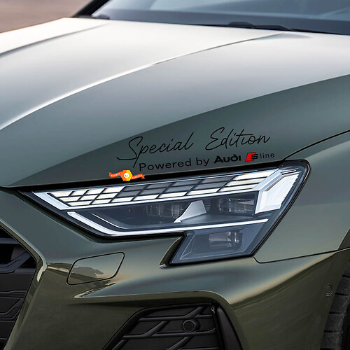 2 x Special Edition Audi S Line Decal Sticker compatible with Audi S3 S4 S5 S6
