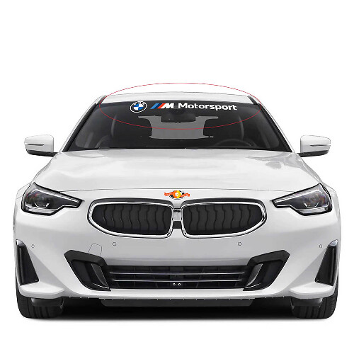 BMW M Motorsport Windshield Decal vinyl sticker
