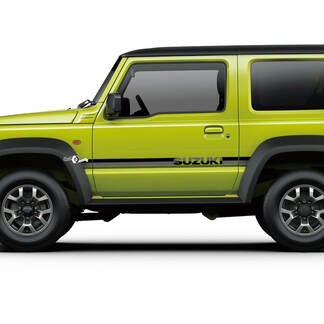 Suzuki JIMNY Side Stripes Doors decal sticker graphics
