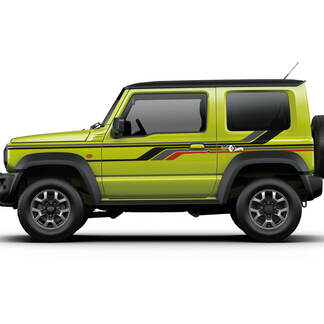 Suzuki JIMNY Wings Side Stripes Doors decal sticker graphics
 1