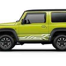 Suzuki JIMNY Geometry Side Stripes Doors decal sticker graphics
 3