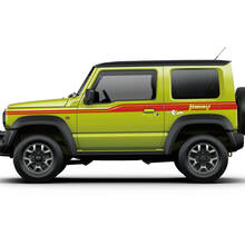 Suzuki JIMNY Side Stripes Doors decal sticker graphics with gradient
 3