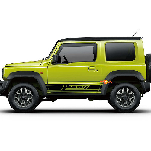 Lettering Rocker Panel Side Stripes Decal Sticker Graphics 2 For Suzuki JIMNY