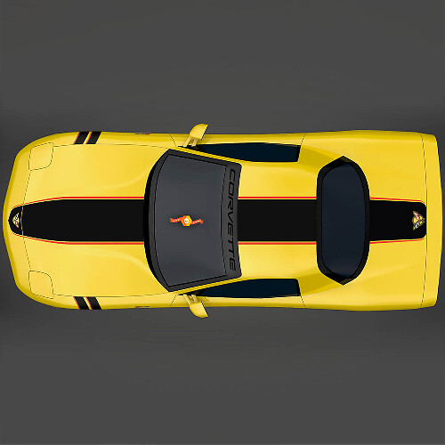 Chevrolet Corvette C5 Stripes Decals Stickers
