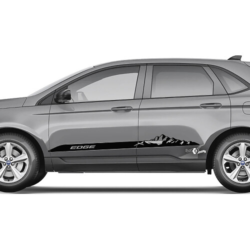 2x Side Mountains Ford Edge Doors Vinyl Stripes body decal vinyl graphics sticker

