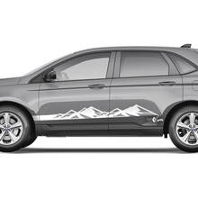 2x Side Mountains Ford Edge Doors Vinyl Stripes body decal vinyl graphics sticker 2
 3