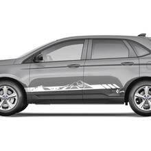 2x Side Mountains Ford Edge Doors Vinyl Stripes body decal vinyl graphics sticker 3
 3