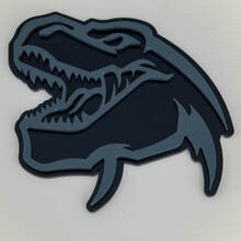 3D Badge Fender Badges Emblem TRX Dinosaur Dodge
 4