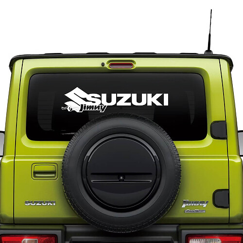 Suzuki JIMNY Rear Window Logo decal sticker graphics
