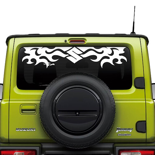 Suzuki JIMNY Tribal Rear Window Logo decal sticker graphics
