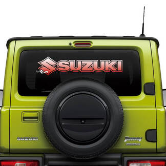 Suzuki JIMNY Logo Gradient Rear Window Logo decal sticker graphics
