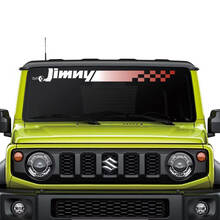 Suzuki JIMNY Checkered Flag Gradient Windshield decal sticker graphics
 2