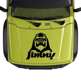 Suzuki JIMNY Hood Skull Logo decal sticker graphics
