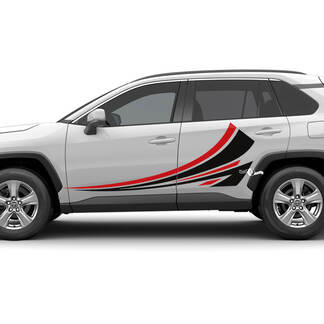 Side Door Tribal Graphics Sticker Kit fits Toyota RAV4 vinyl decal
