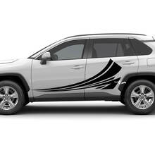 Side Door Tribal Graphics Sticker Kit fits Toyota RAV4 vinyl decal
 3