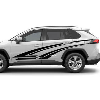 Side Door Graphics Sticker Kit fits Toyota RAV4 vinyl decal
 1