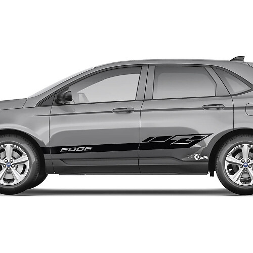 2x Side Ford Edge Doors Vinyl Racing Stripes body decal vinyl graphics sticker 4
