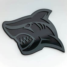 Shark 3D Fender Badge Emblem_3