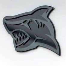 Shark 3D Fender Badge Emblem_4