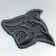 Shark 3D Fender Badge Emblem_5