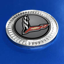 3D Badge Grey Stingray Chevrolet Corvette Metal Aluminum Emblem
 2