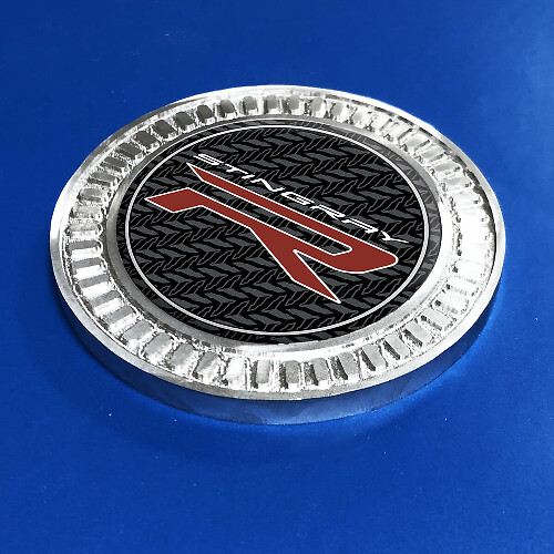 3D Badge Stingray R Chevrolet Corvette Metal Aluminum Emblem
