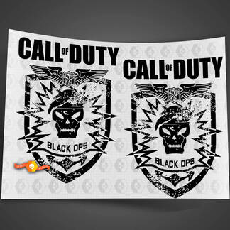 2x Jeep Wrangler Call Of Duty Black Ops Decal Sticker
