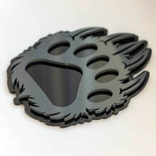 Bear Paw Claw Custom 3D Badge Fender Badges Emblem
 3