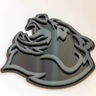 Bear Custom 3D Badge Fender Badges Emblem
