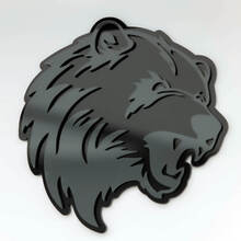 Bear Angry Grizzly Custom 3D Badge Fender Badges Emblem
 4