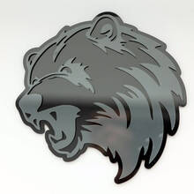 Bear Angry Grizzly Custom 3D Badge Fender Badges Emblem
 5